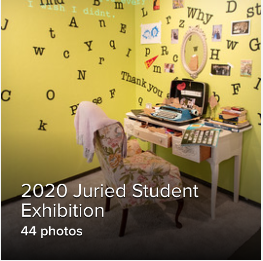 Annual Juried Student Exhibition link to photos