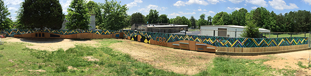 preschool playground fence