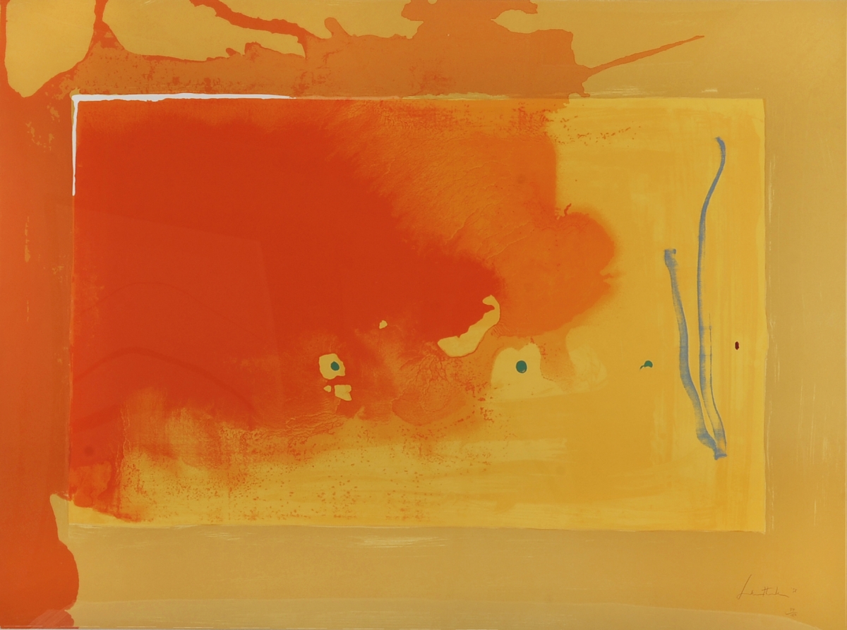 Helen Frankenthaler, Bilbao, silkscreen, 1979