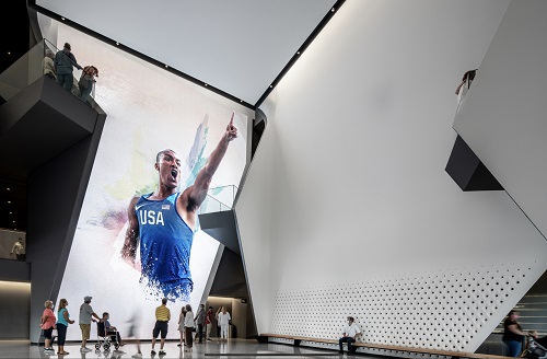 interior of olympic and paralympic museum