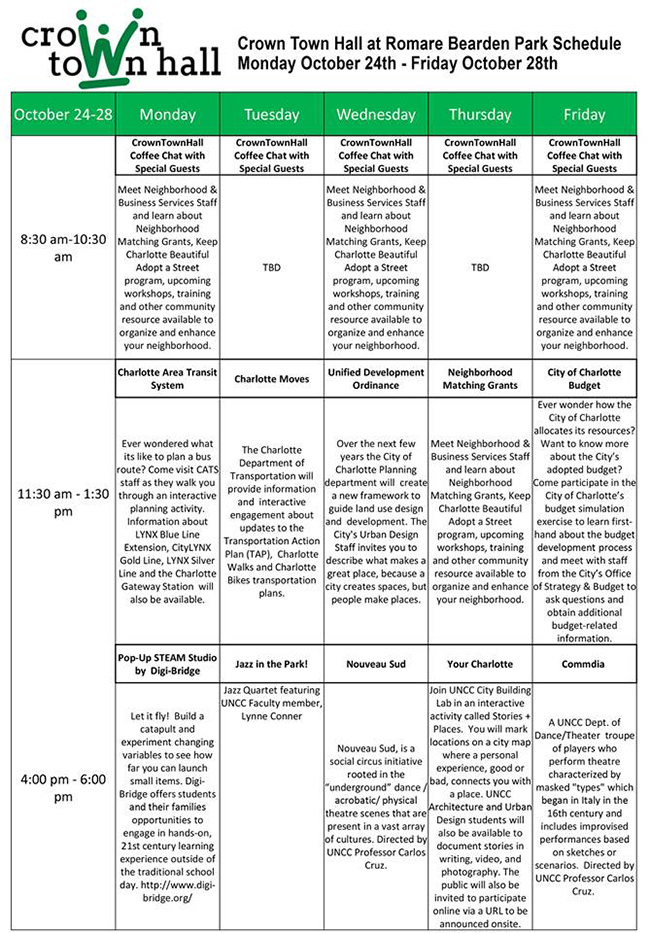 MAX Calendar of events