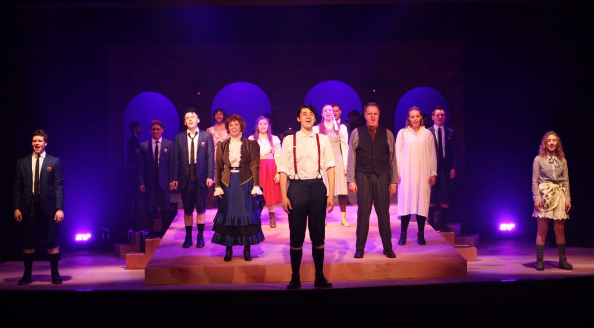 scene from Spring Awakening production