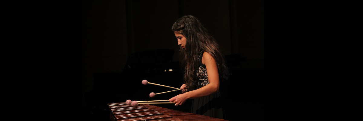 girls playing marimba