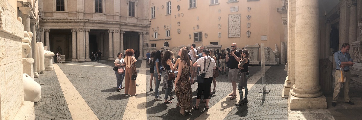 students in Rome